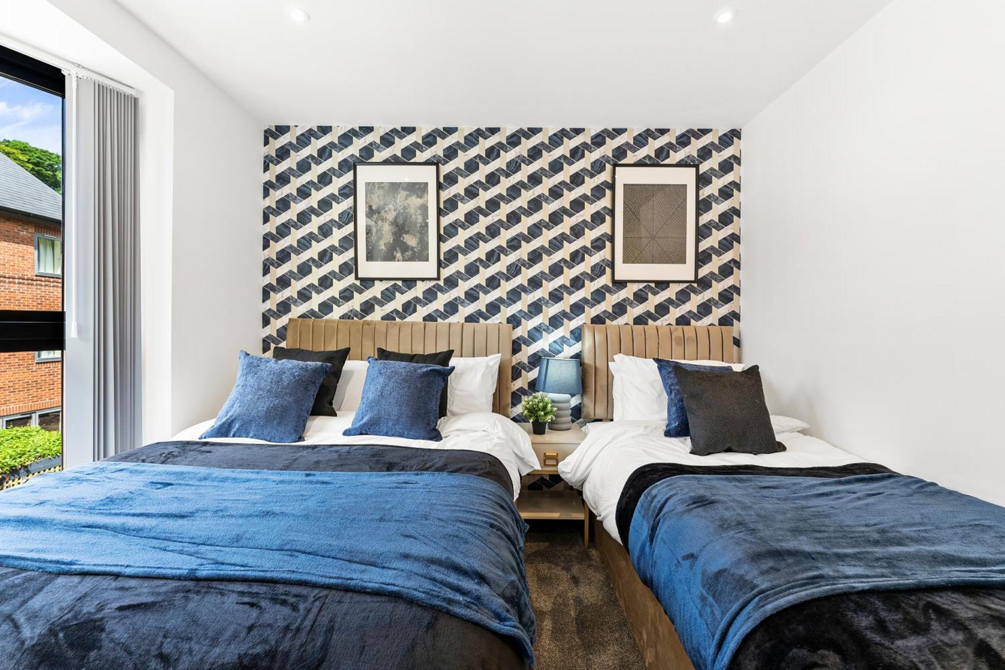 Stylish Large Leeds Apartment - Parking Kültér fotó